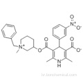 3,5- 피리딘 디카 르 복실 산, 1,4- 디 하이드로 -2,6- 디메틸 -4- (3- 니트로 페닐)-, 3- 메틸 5-[(3R) -1- (페닐 메틸) -3- 피페 리디 닐] 에스테르, 히드로 클로라이드 ( 1 : 1), (57365954, 57187817,4R) -rel- CAS 91599-74-5